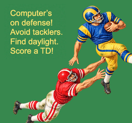 Digital Football blister-pack background
